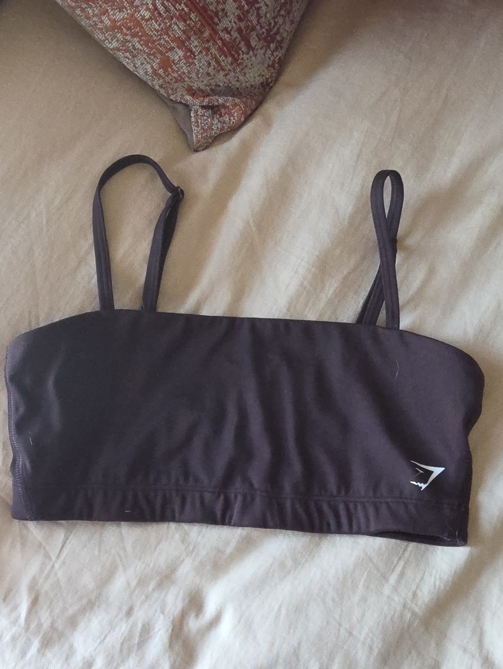 Gymshark Brown Bandeau Sports Bra